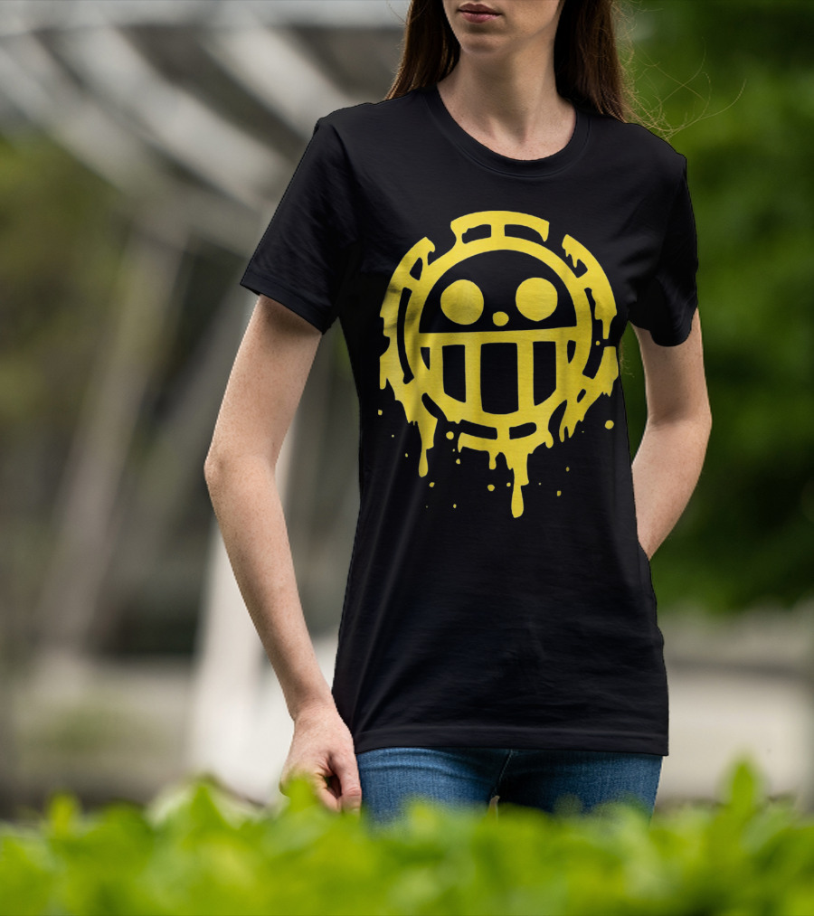 Heart Pirates Trafalgar D. Law Jolly Roger One Piece Crew T-Shirt
