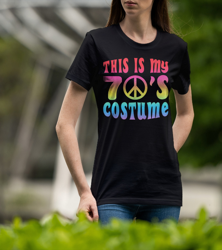 This Is My 70's Peace Sign Costume T-Shirt