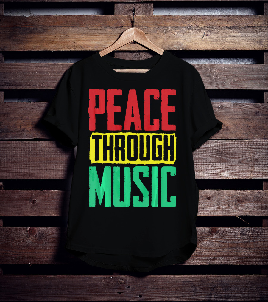 Peace Through Music Reggae Concert T-Shirt