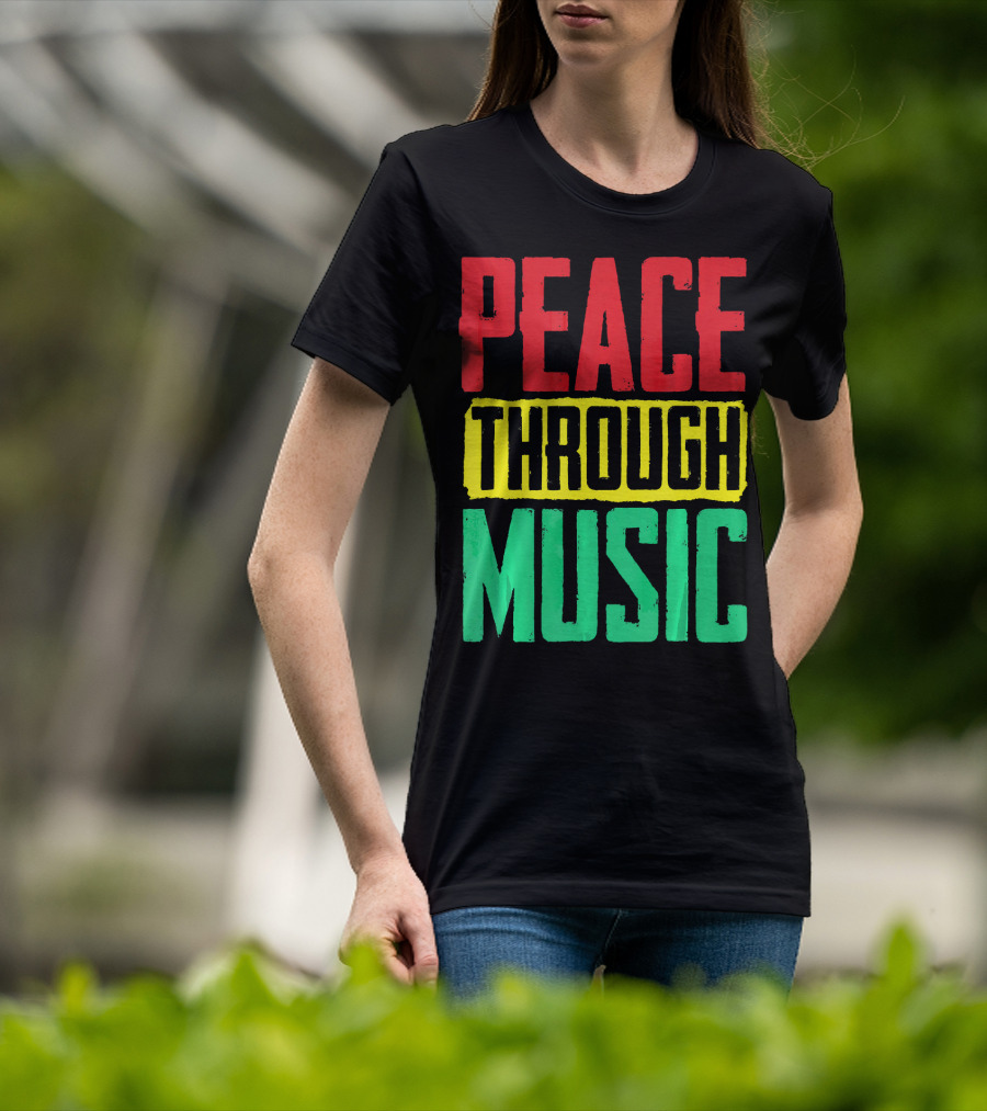 Peace Through Music Reggae Concert T-Shirt