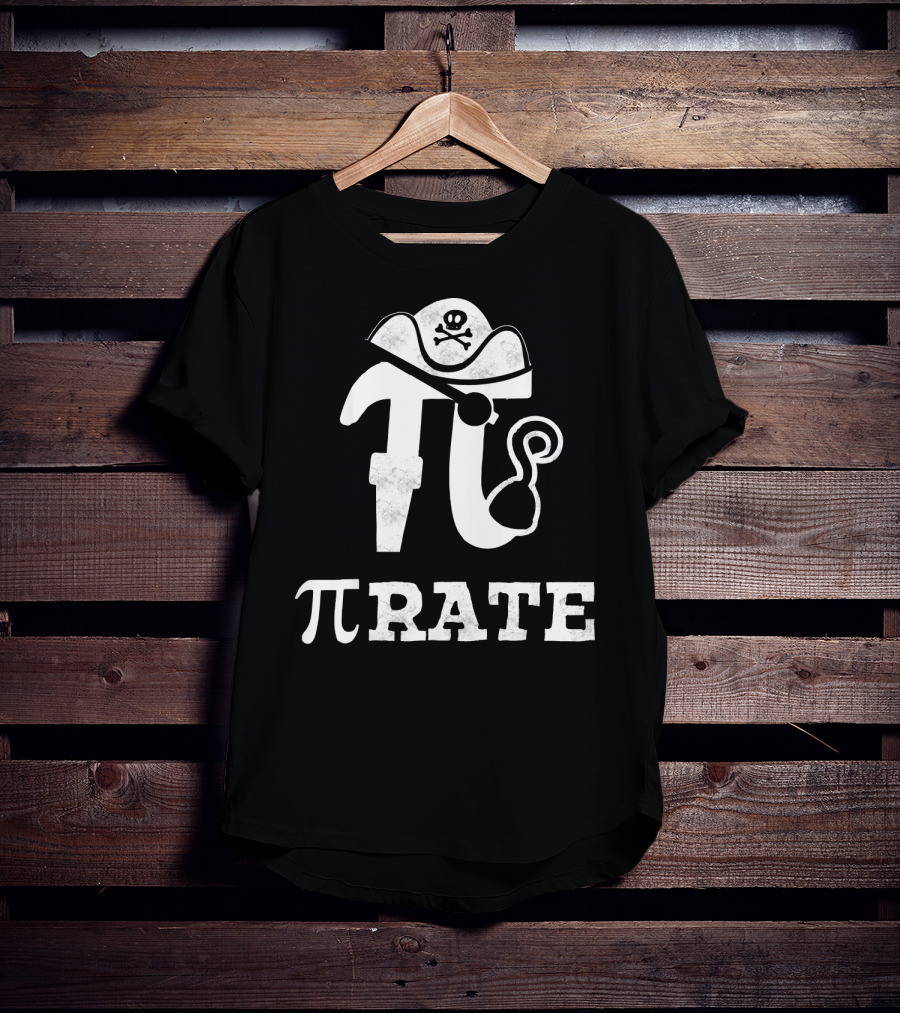 Pi Rate Pirate Math Humor 3.14 T-Shirt