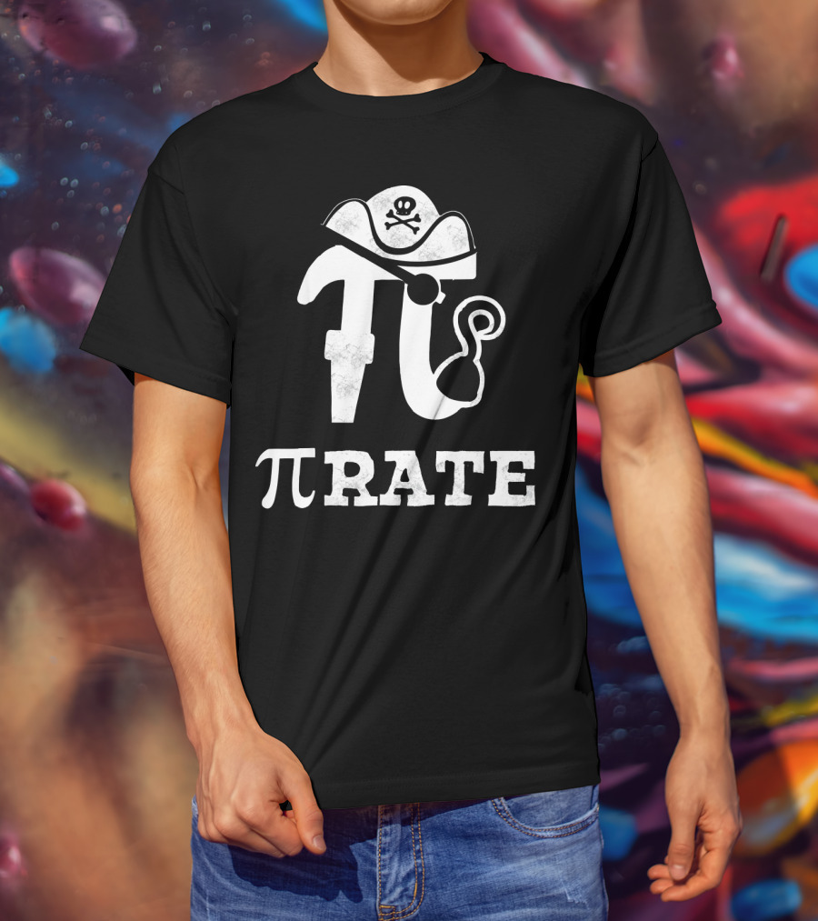 Pi Rate Pirate Math Humor 3.14 T-Shirt