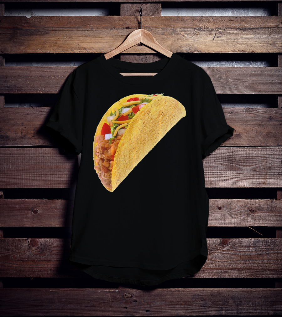 Taco Costume Mexican Food Hard Shell Taco T-Shirt
