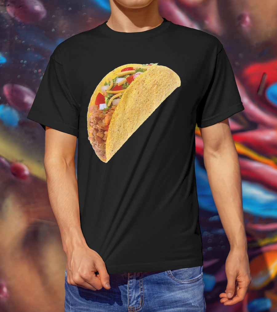 Taco Costume Mexican Food Hard Shell Taco T-Shirt