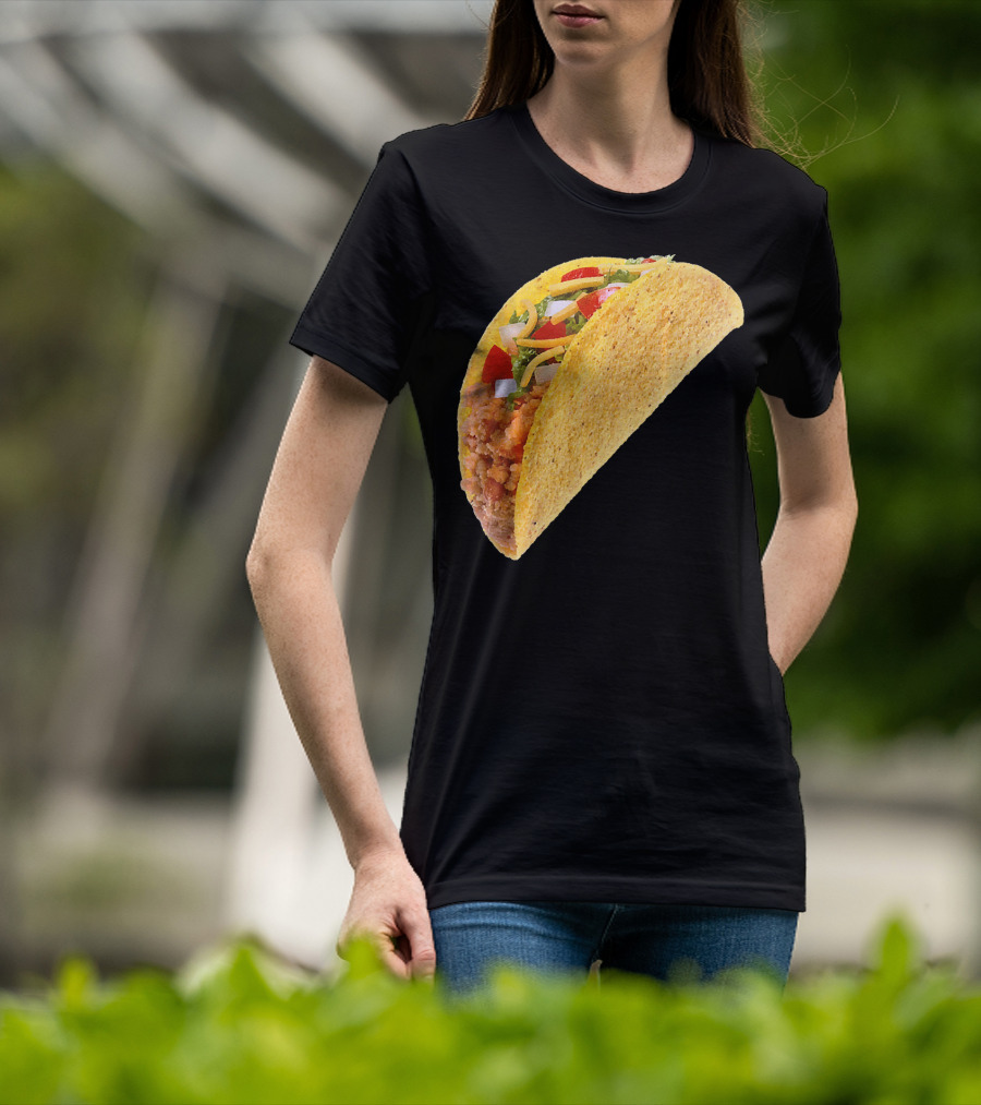 Taco Costume Mexican Food Hard Shell Taco T-Shirt