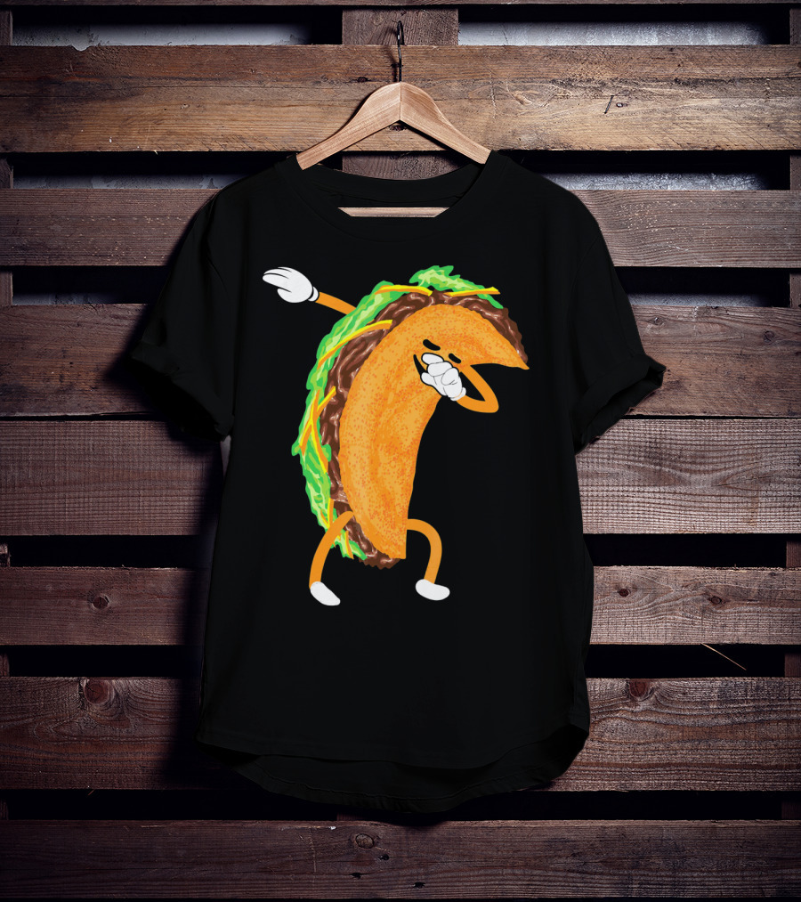 Dabbing Taco Cute Taco Cinco De Mayo Fun T-Shirt