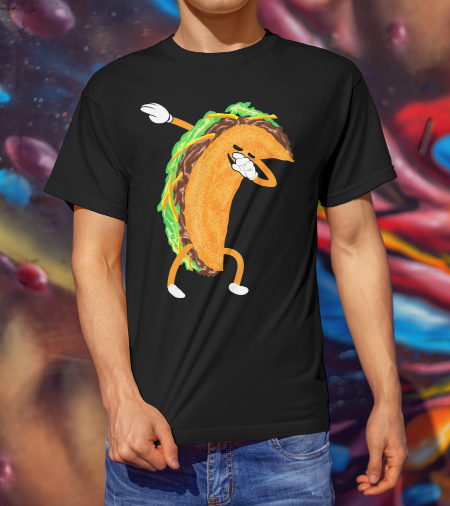 Dabbing Taco Cute Taco Cinco De Mayo Fun T-Shirt
