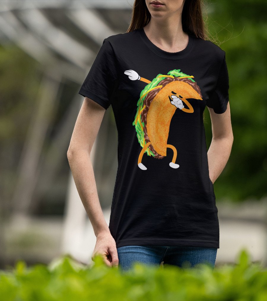Dabbing Taco Cute Taco Cinco De Mayo Fun T-Shirt