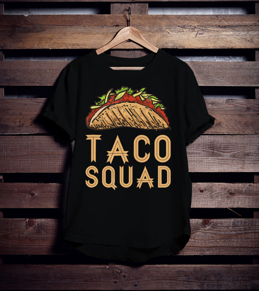 Taco Squad Viva Mexico Funny Taco T-Shirt