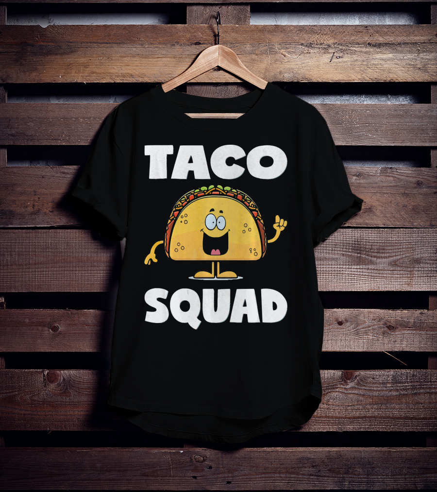 Taco Squad Vintage Funny Tacos Party T-Shirt