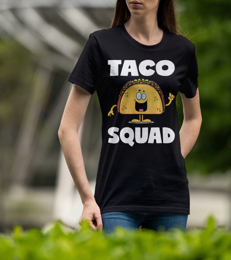 Taco Squad Vintage Funny Tacos Party T-Shirt