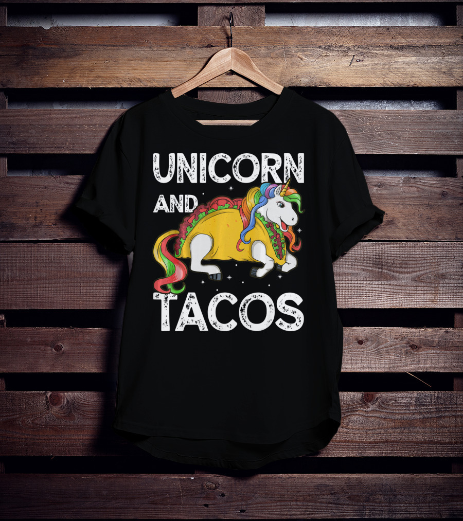 Unicorn And Tacos Rainbow Taco Squad T-Shirt