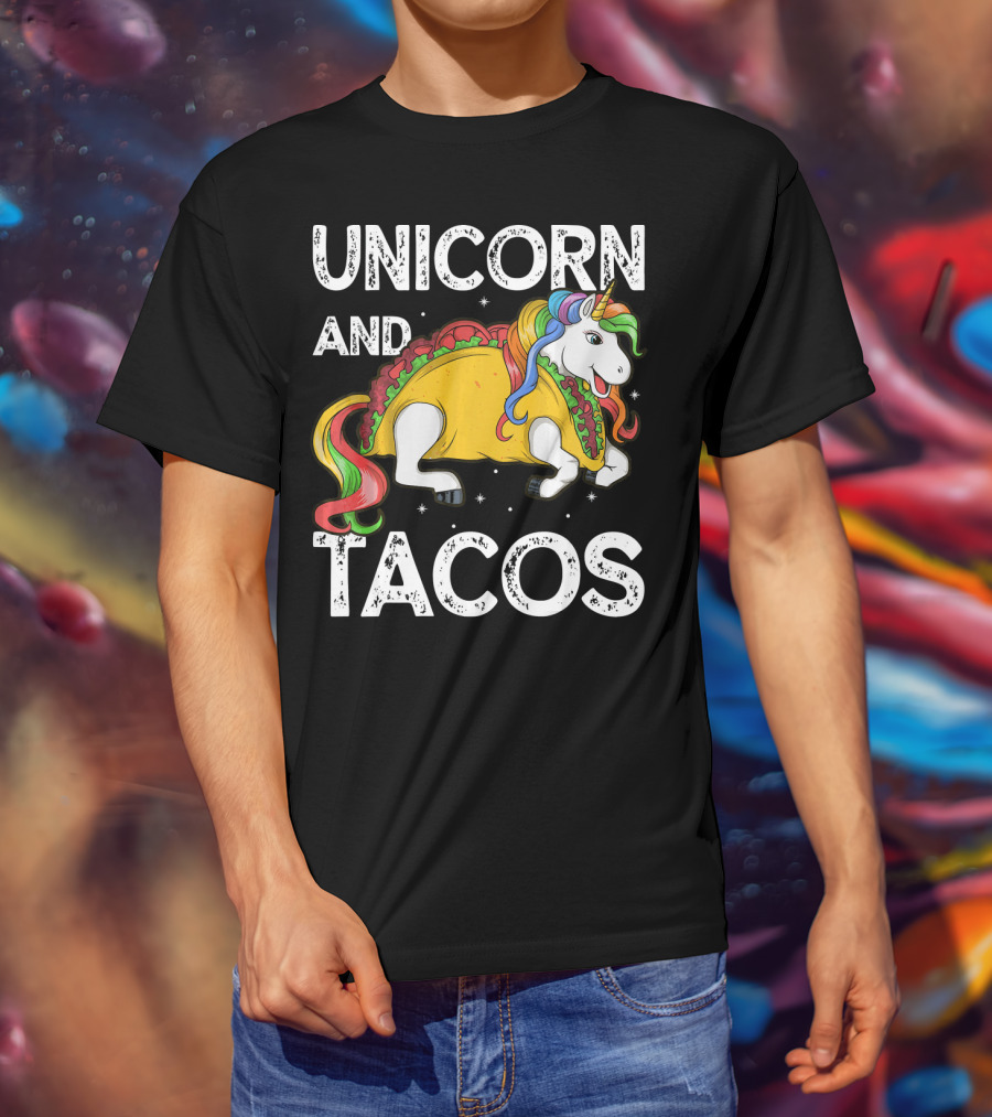 Unicorn And Tacos Rainbow Taco Squad T-Shirt