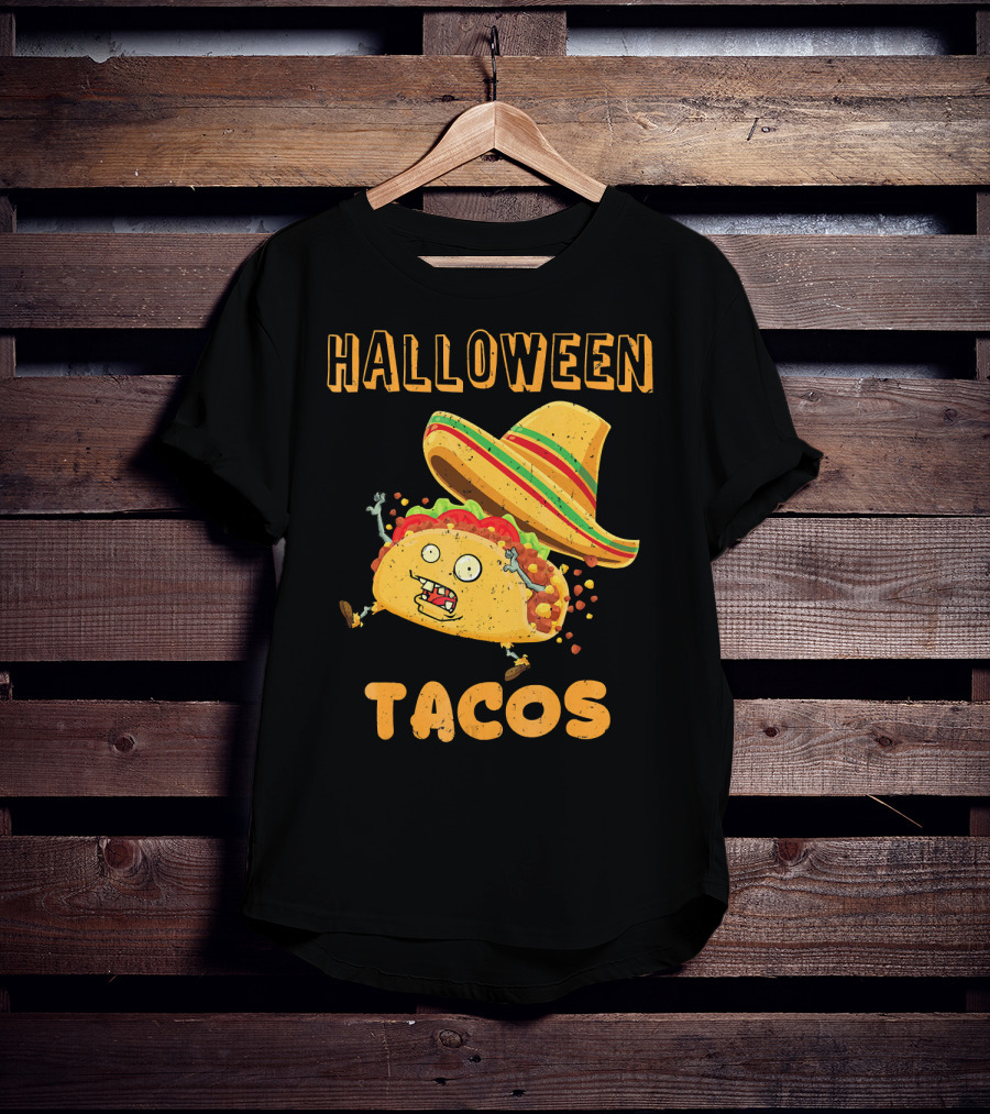 Halloween Tacos Zombie Costume T-Shirt