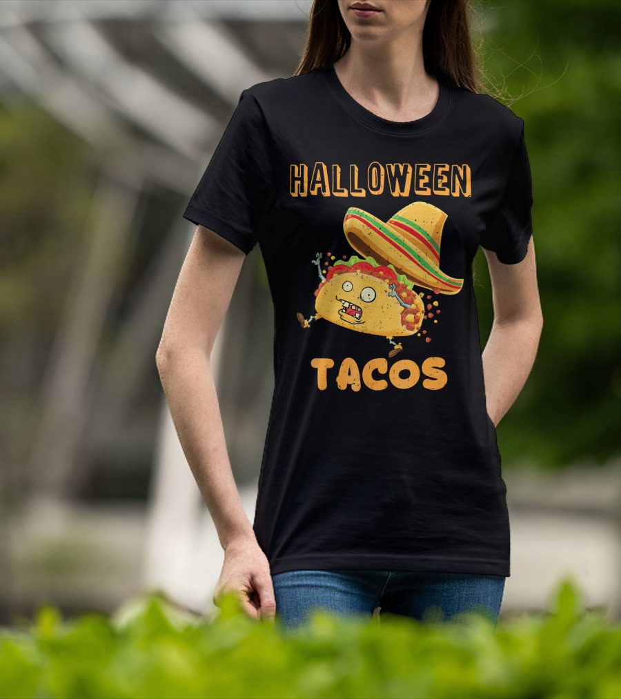Halloween Tacos Zombie Costume T-Shirt