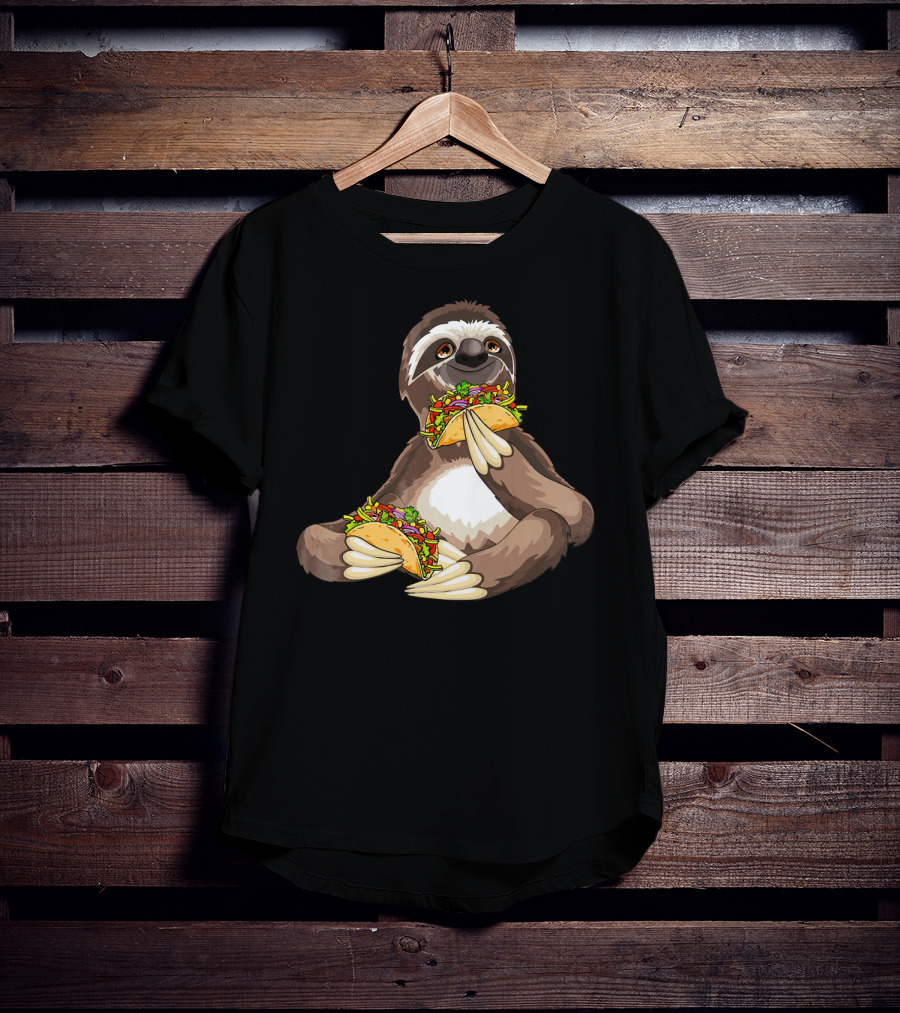 Sloth Eating Tacos For Sloth T-Shirt