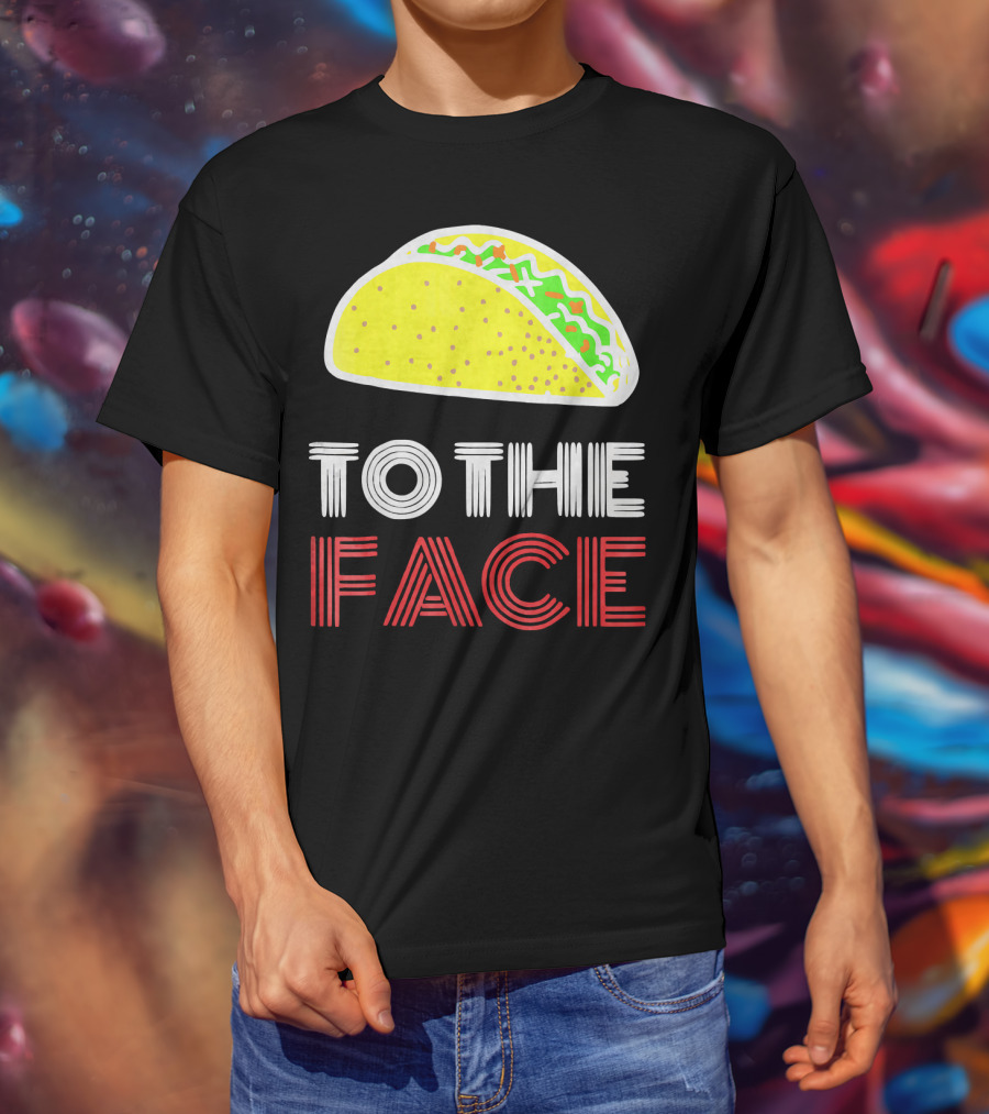 Vintage Taco To The Face Tuesday T-Shirt