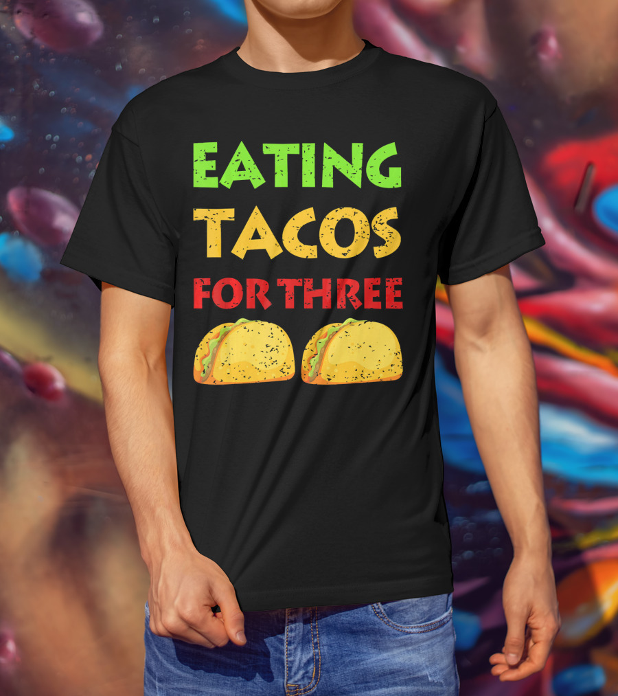 Moms Of Twins Eating Tacos For Three Mexi T-Shirt