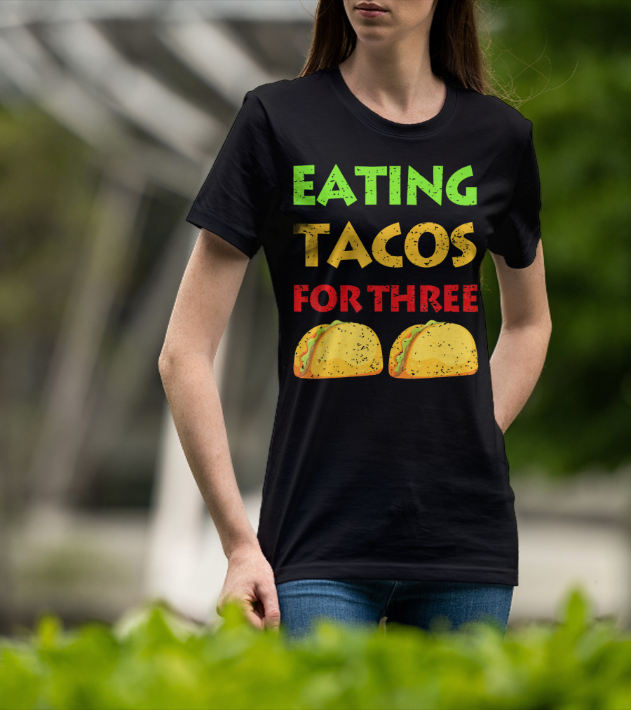 Moms Of Twins Eating Tacos For Three Mexi T-Shirt