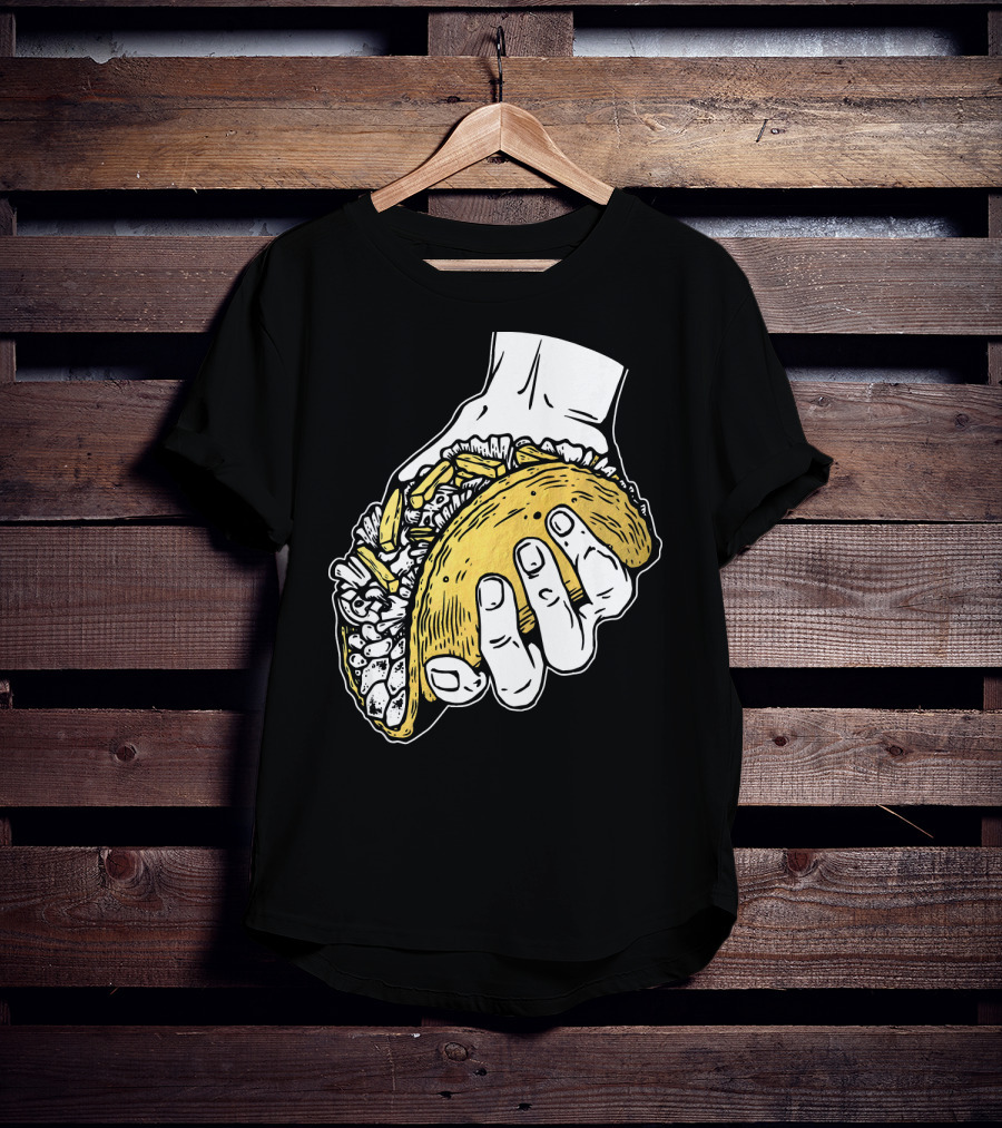 Taco Hand Holding Classic Street Food T-Shirt