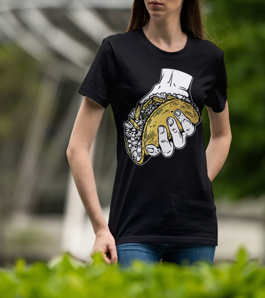 Taco Hand Holding Classic Street Food T-Shirt