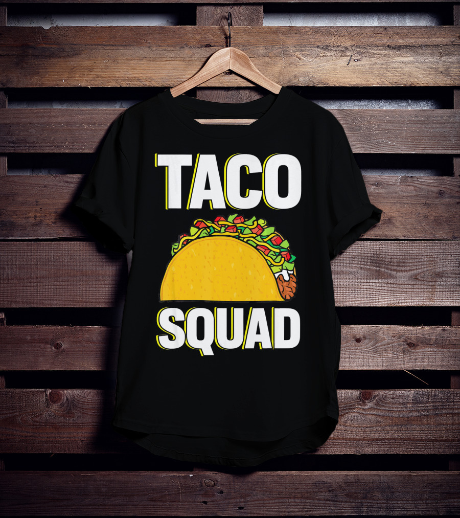 Taco Squad Funny Food Lover Team T-Shirt