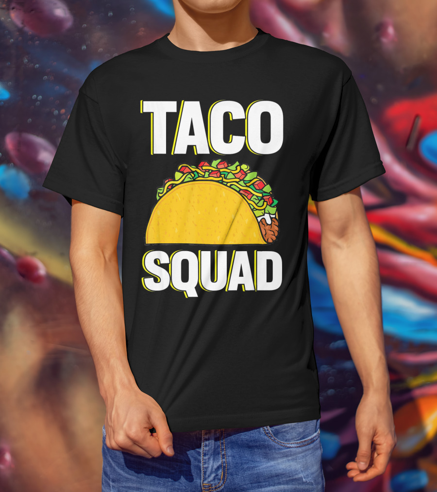 Taco Squad Funny Food Lover Team T-Shirt