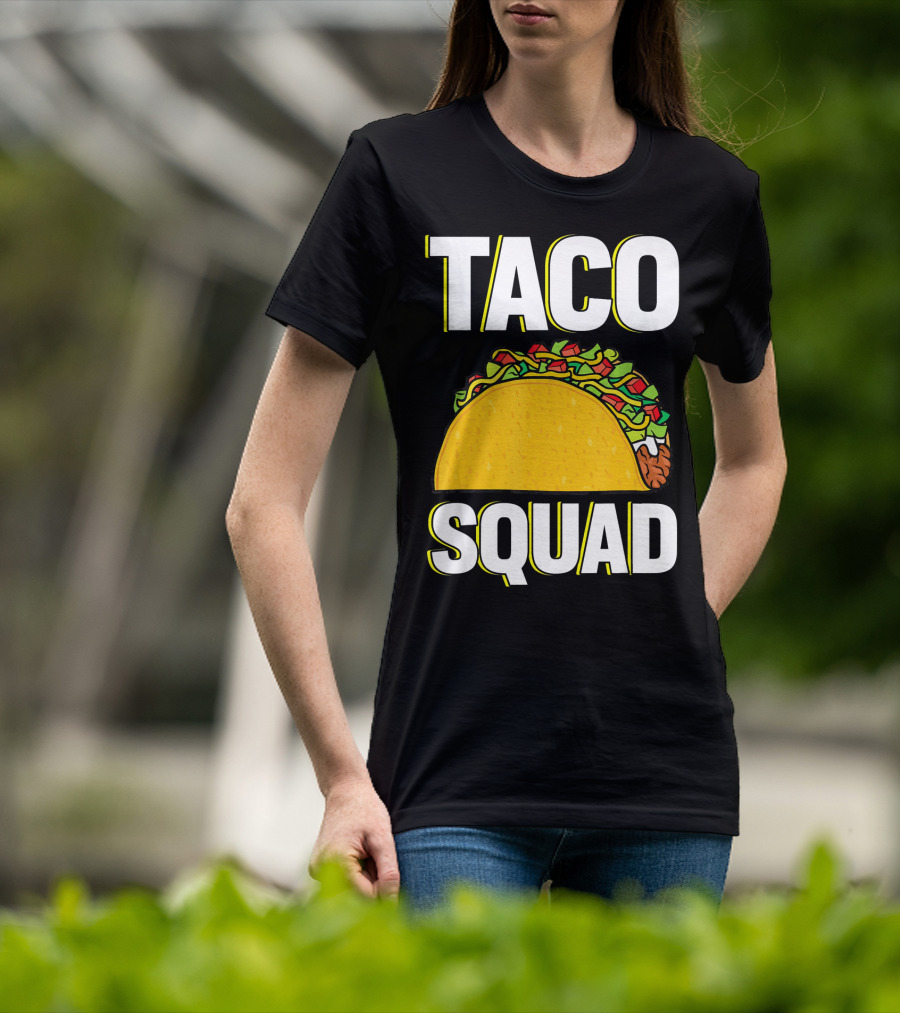 Taco Squad Funny Food Lover Team T-Shirt