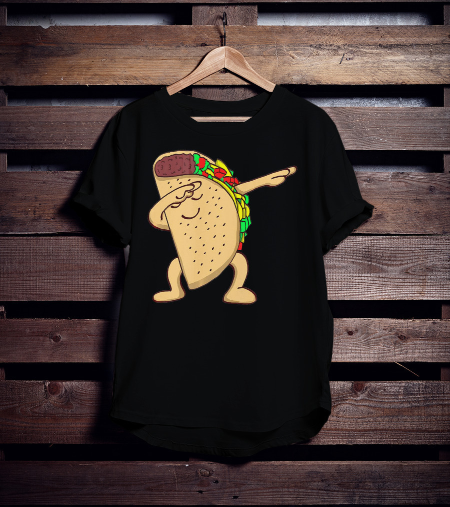 Funny Dabbing Taco Dance Pose T-Shirt