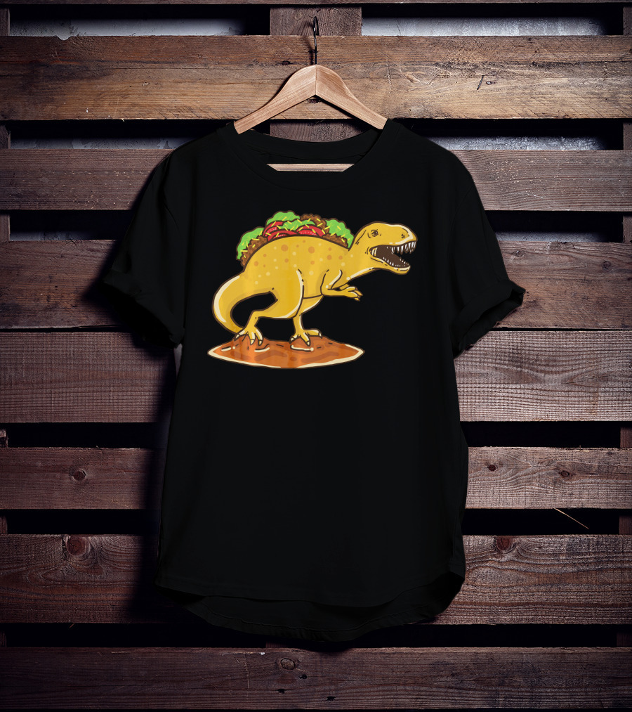 Tyrannosaurus Rex Taco Dinosaur T-Shirt