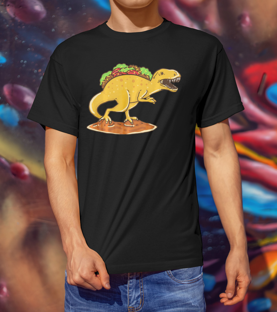 Tyrannosaurus Rex Taco Dinosaur T-Shirt