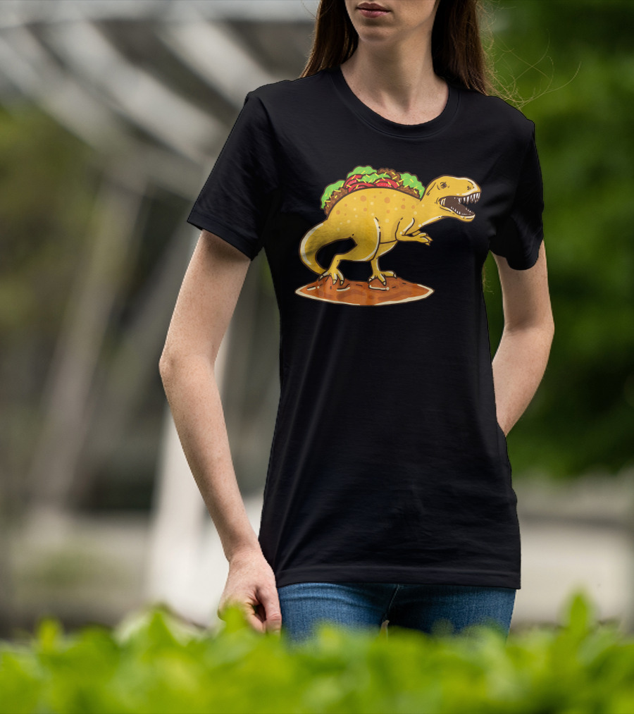 Tyrannosaurus Rex Taco Dinosaur T-Shirt