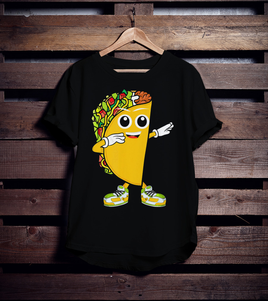Dabbing Taco Dance Fun Celebrate Fiesta T-Shirt
