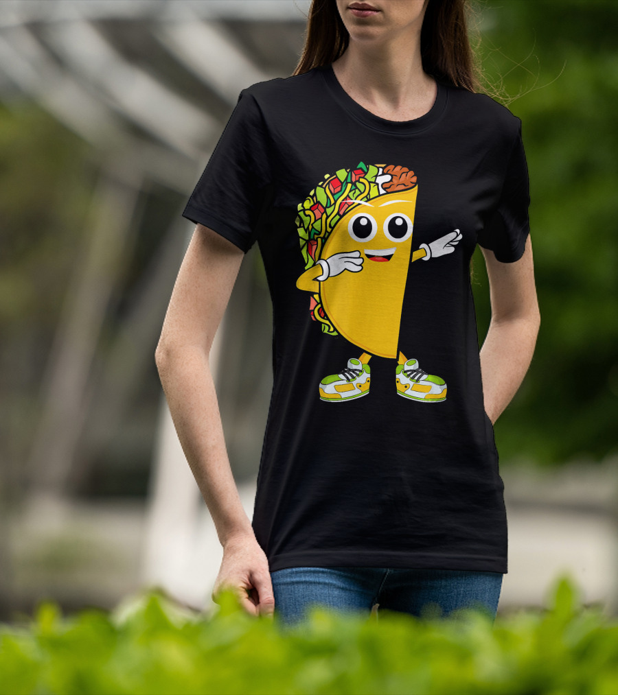 Dabbing Taco Dance Fun Celebrate Fiesta T-Shirt