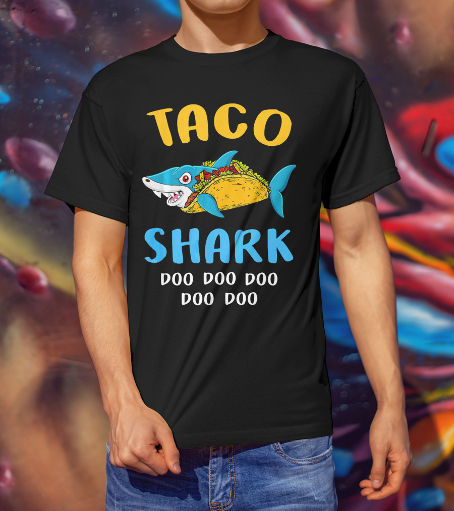 Taco Shark Doo Doo Doo Doo Doo T-Shirt