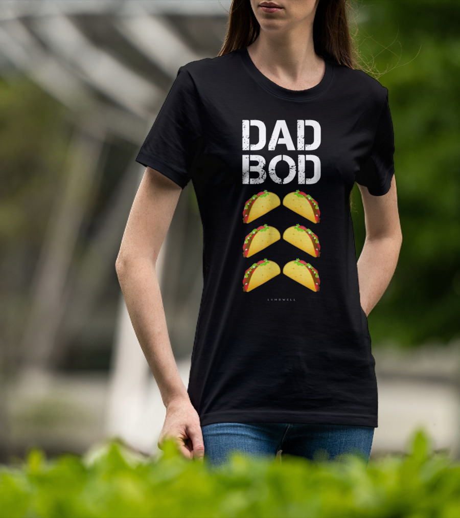 Dad Bod Taco Six Pack Funny Mens Lumowell T-Shirt