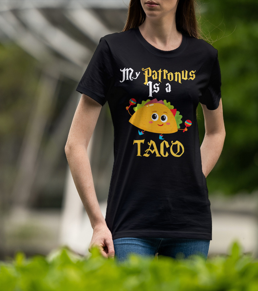 My Patronus Is A Taco With Maracas Mexican Food Love T-Shirt