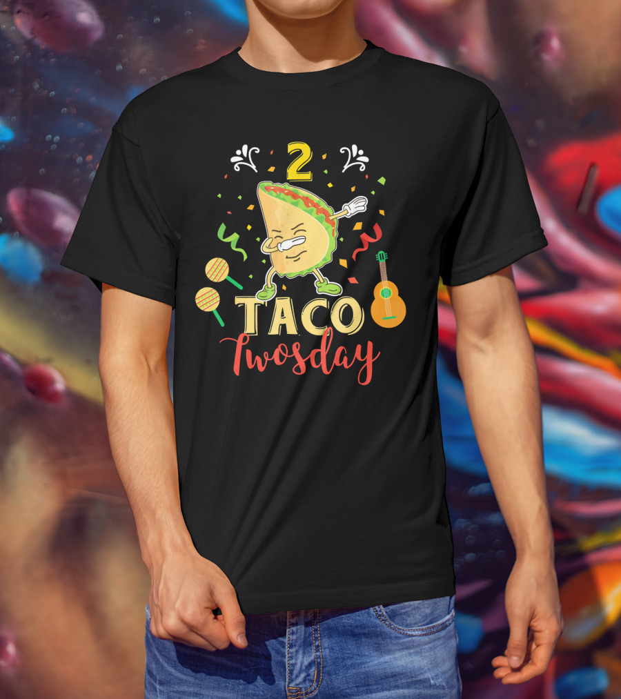 2 Taco Twosday Dabbing Dab Two Yea T-Shirt