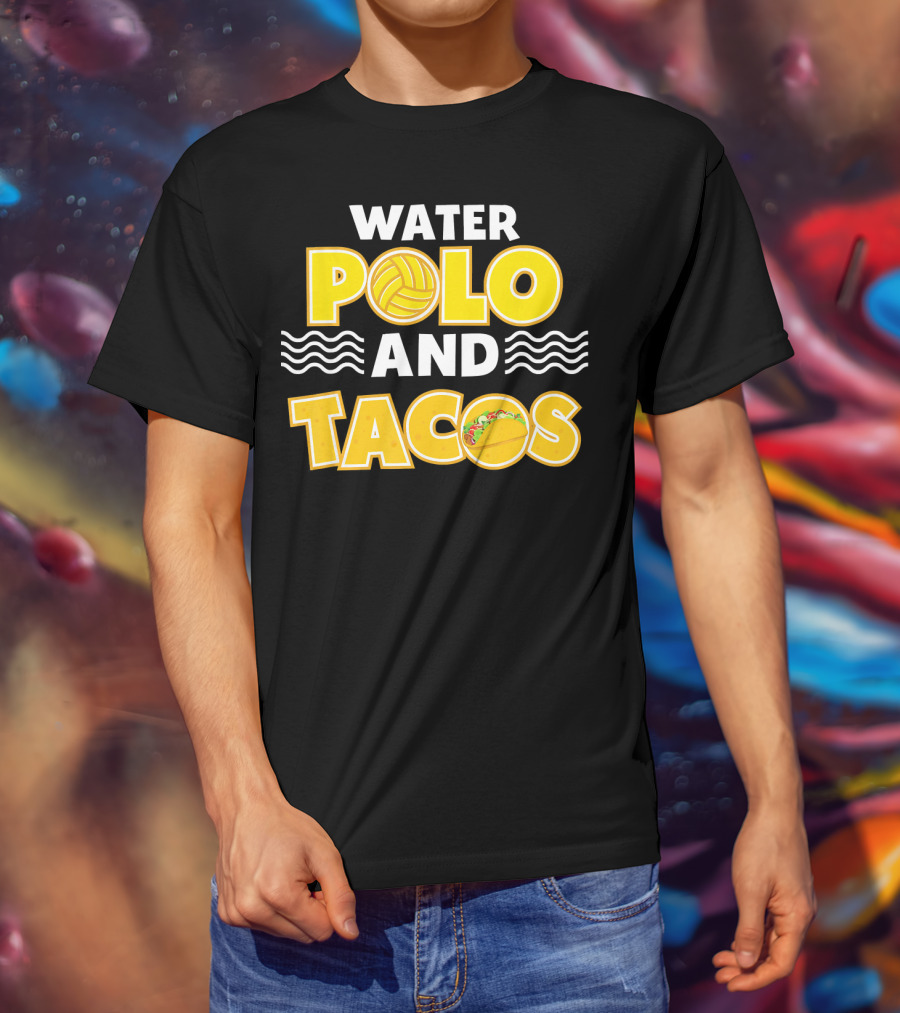 Water Polo And Tacos Player Team Gro T-Shirt