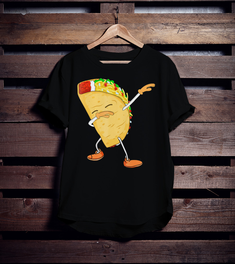 Dabbing Taco Mexican Food Lover Dance Fiesta T-Shirt