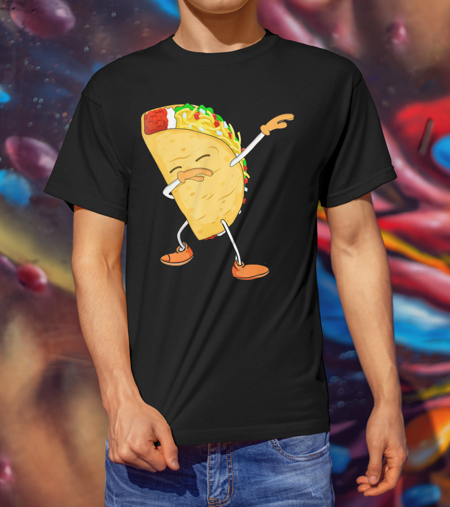 Dabbing Taco Mexican Food Lover Dance Fiesta T-Shirt
