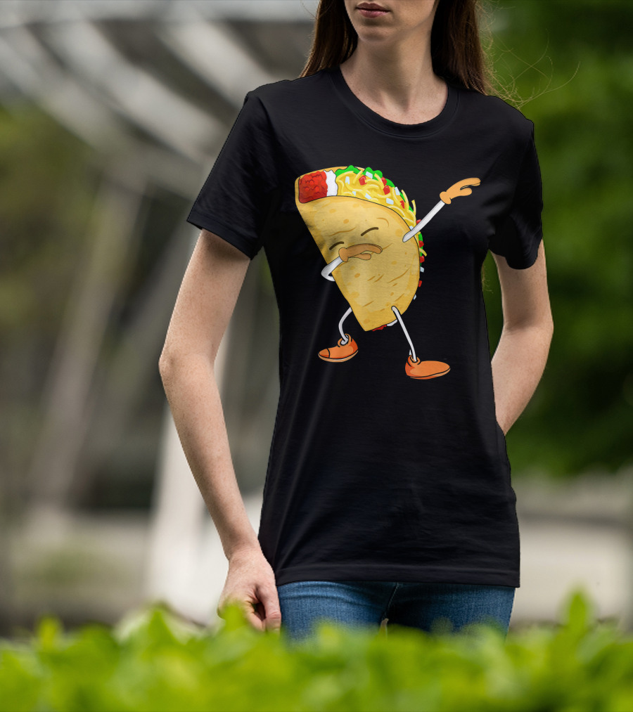 Dabbing Taco Mexican Food Lover Dance Fiesta T-Shirt