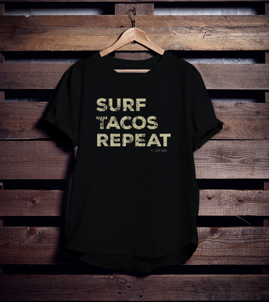 Surf Tacos Repeat PB Water Threads T-Shirt