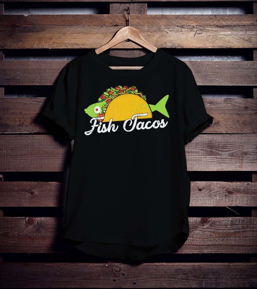 Fish Tacos Funny Fish In Taco T-Shirt