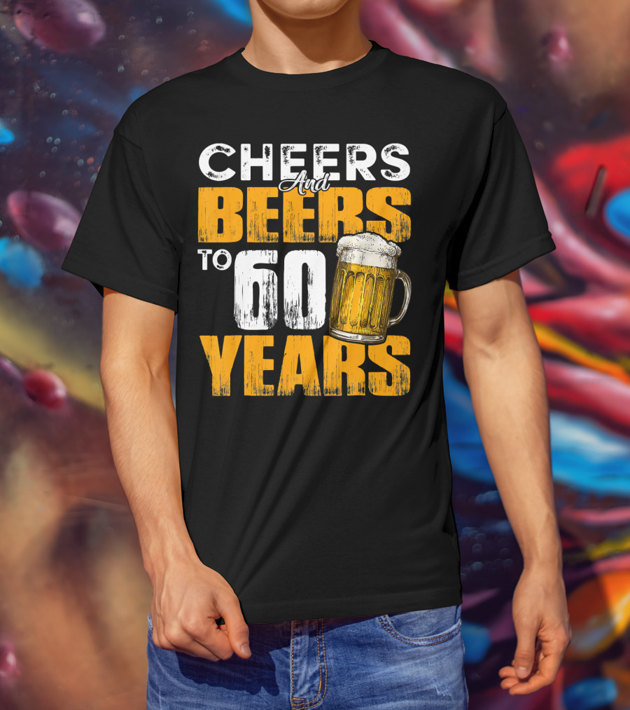 Cheers And Beers To 60 Years Beer Mug T-Shirt