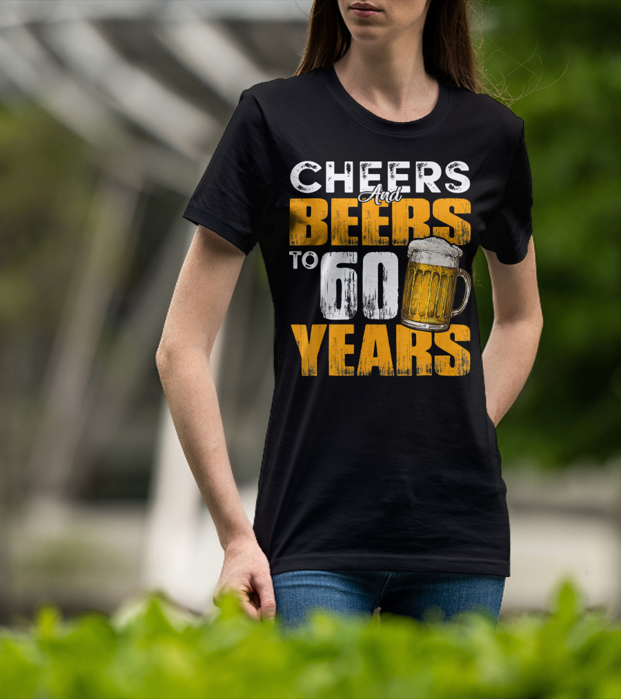 Cheers And Beers To 60 Years Beer Mug T-Shirt
