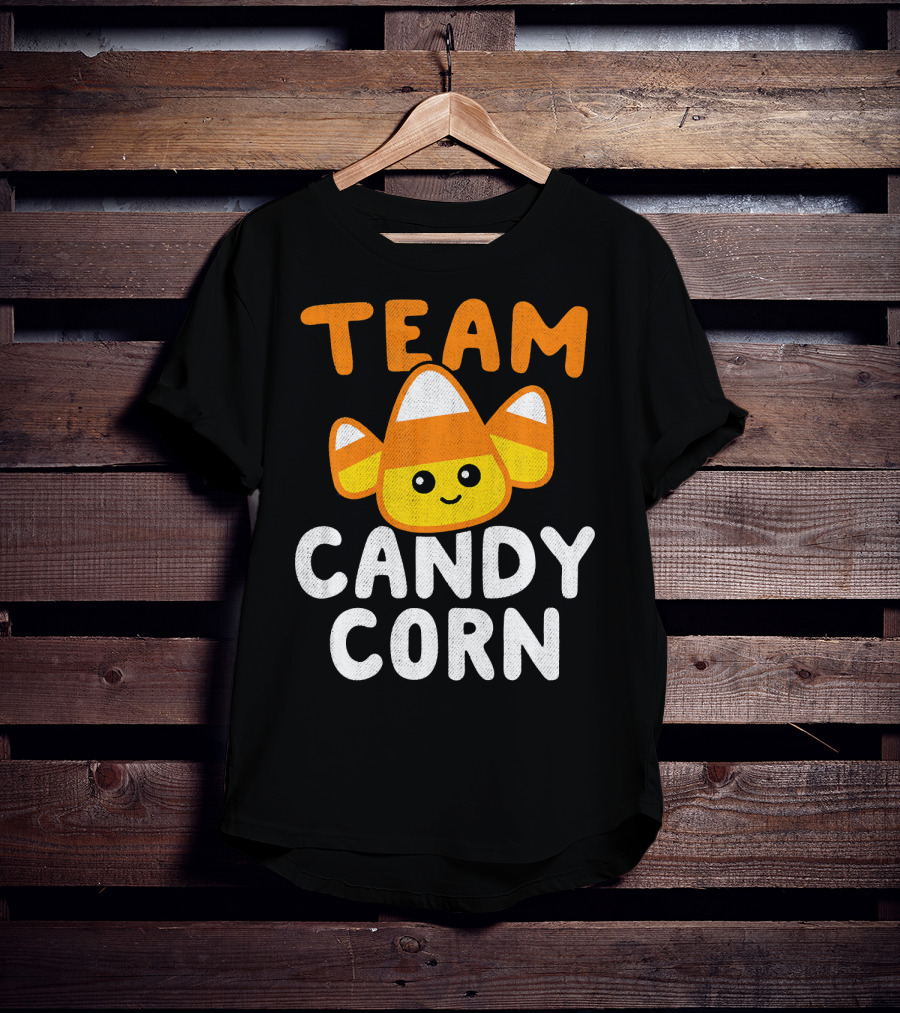 Halloween Funny Team Candy Corn Cute Lazy Cos T-Shirt