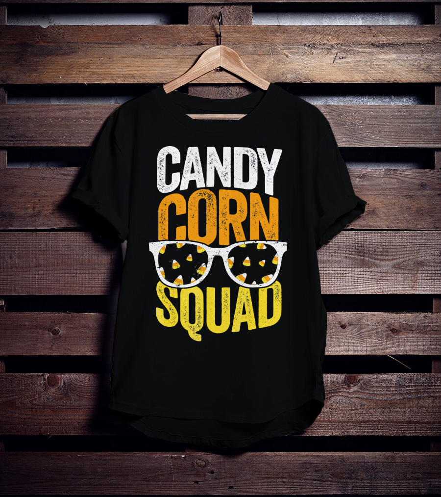 Candy Corn Squad Halloween Party Sunglasses T-Shirt