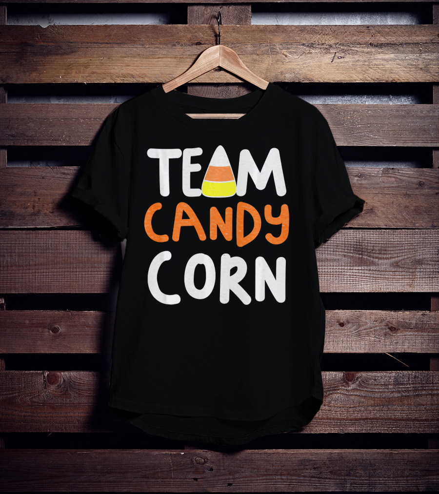 Team Candy Corn Halloween Treat Enthusiasts T-Shirt