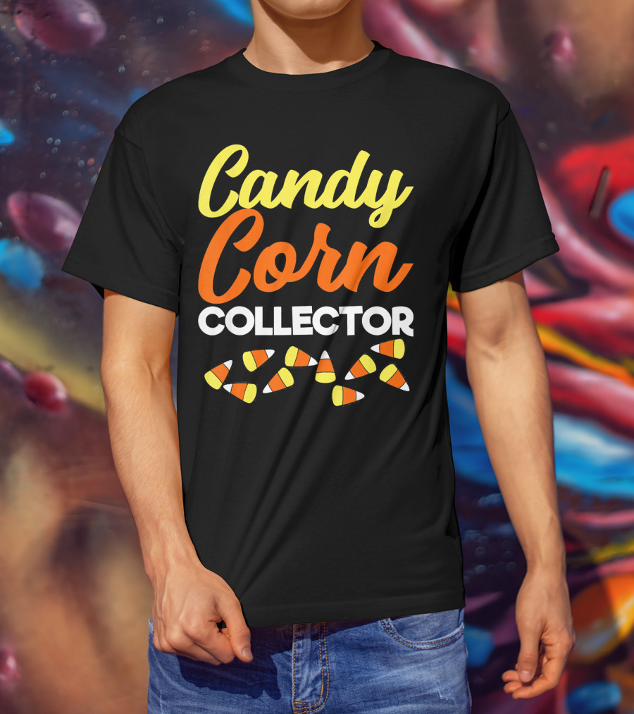 Candy Corn Collector Halloween Treat Enthusiast T-Shirt